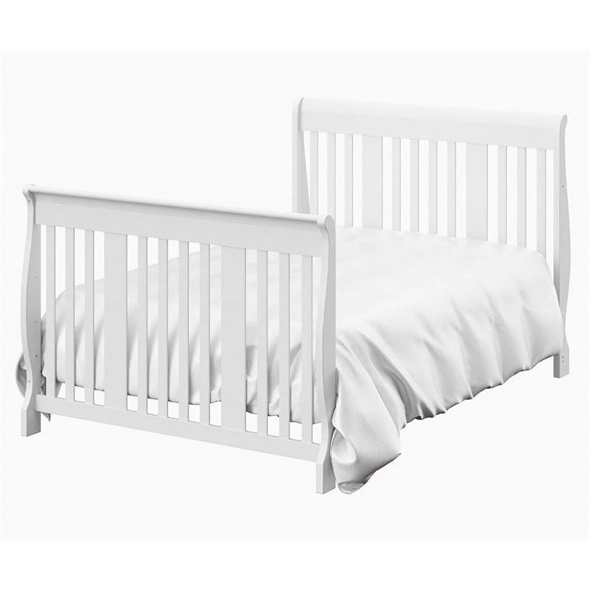 4-in-1 Convertible Crib and Changing Table Set in White Y8286
