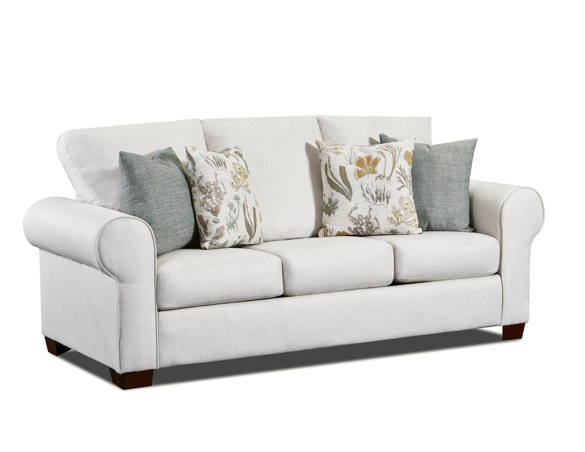 Sofa Sleeper with Four Throw Pillows D88465