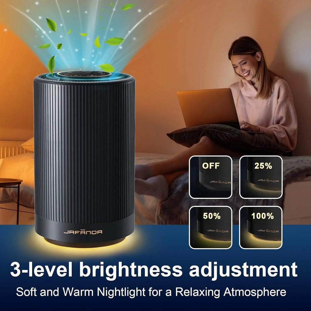 Black H13 True HEPA Air Purifier T989557