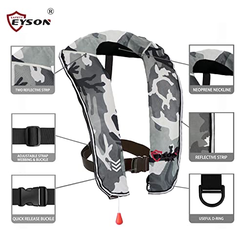 Inflatable Life Jacket Vest for Adult Automatic C607