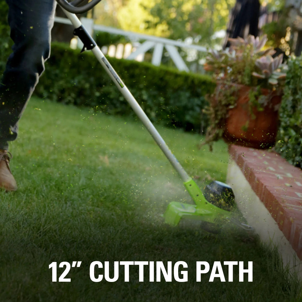 40V 12 String Trimmer with Battery & Charger G8318