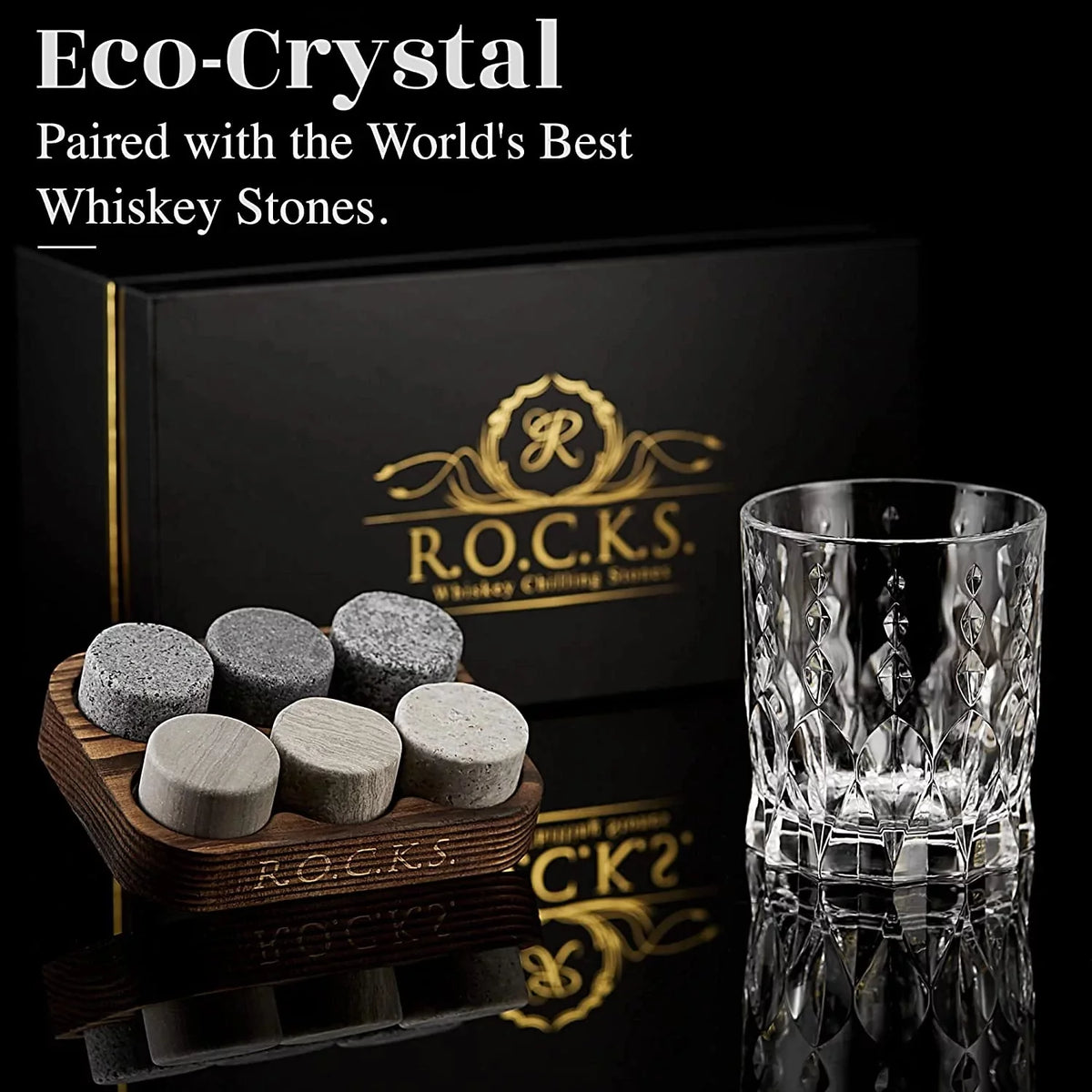 Whiskey Stones & Whiskey Glass Set K939568