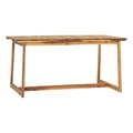 Solid Wood Outdoor Slat-Top Dining Table N93769